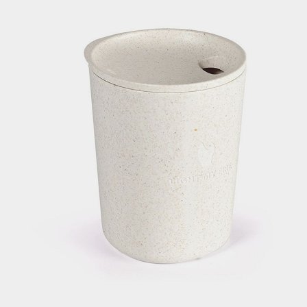 Plastikbecher mit Deckel Light My Fire MyCup ́n Lid Original Cream, 36 cl / 360 ml - Camping