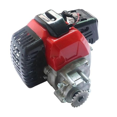 Motorcykeldele 1E44-5 49cc, motor med gearkasse til 2-takts Mini Dirt Bike, Pocket Atv, god kvalitet - WELLNGS