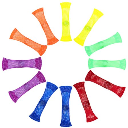 12 st - Marmor och nät sensoriska fidget leksaker flerfärgad 12