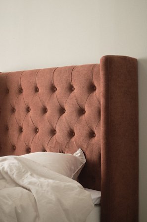 Jotex - Lyx Sengegavl 120 Cm Rustrød - SKENE - Kjøp Sengegavler hos Jotex