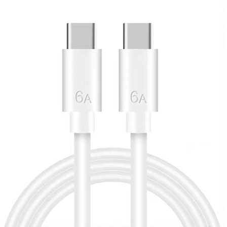 Supertilbud til lav pris! Kompatibel med Samsung Galaxy S24 - 25W Hurtigoplader - 3 METER - USB-C til USB-C - HVID hvid white-Glad