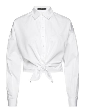 Ls Savina Shirt Langermet Skjorte Hvit GUESS Jeans