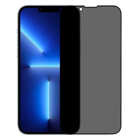 SKALO iPhone 13 Pro Privacy Hærdet Glas Skærmbeskyttelse - Svart