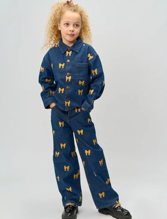 The New Tnraquel Denim Overshirt - Blue - 110/116