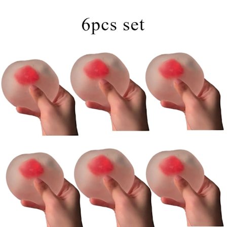 Jordbær-Mochi-Klemmeleker Lindrer Stress og Ventilerer Sinne Leker Langsom Gjenoppretting Stresslindringsleketøy Lindrer Stress for Venn