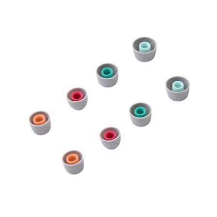 Mjuka silikonöronskydd för WF 1000XM5, halkfria mjuka örontoppar, öronproppar, öronöverdrag, grå