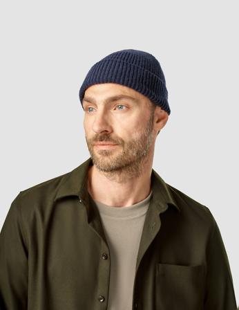 SHAPING NEW TOMORROW Wool Beanie Man's - Navy - One size