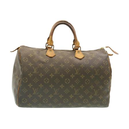 Louis Vuitton Vintage, Pre-owned Speedy 35 Monogram Handbag Bruin, Dames, Maat:ONE Size