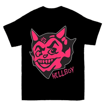 Hellboy Face Black T-shirt