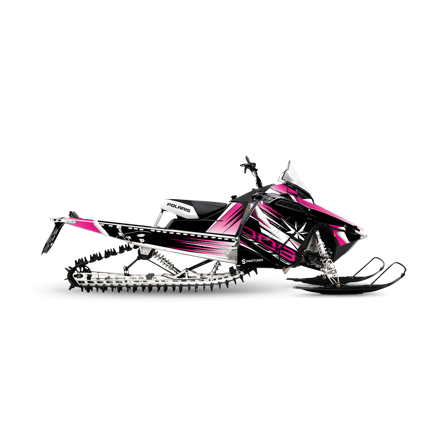 Dekalkit SweTown Speed Rosa - Polaris 800 Pro RMK 163 2011-2015