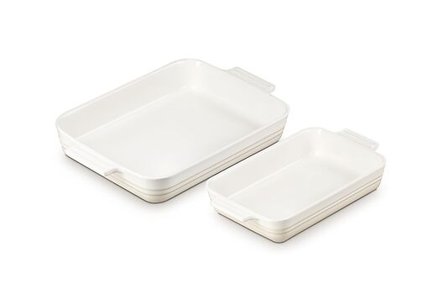 LE CREUSET Ildfast Formsett 25+32cm Meringue