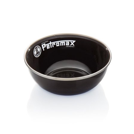 Petromax Enamel Bowls 2 Pieces eating utensils Black OneSize