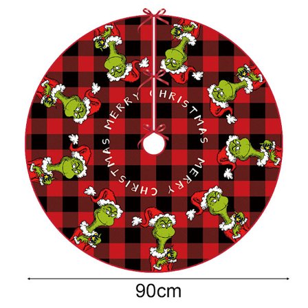 Julgransfot 90cm Julgransløper Julgranskjol