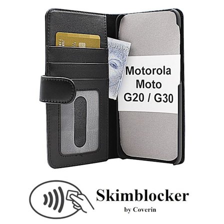 Skimblocker Plånboksfodral Motorola Moto G20 / Moto G30