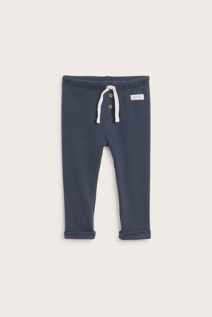 Newbie | Ribbede leggings | Mørkeblå