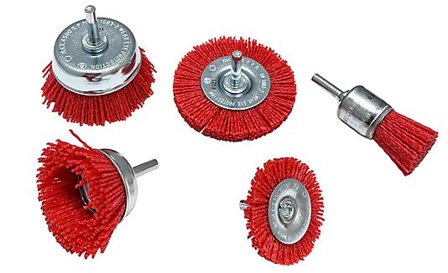 IRONSIDE Maskinbørstesett Nylon 5pk