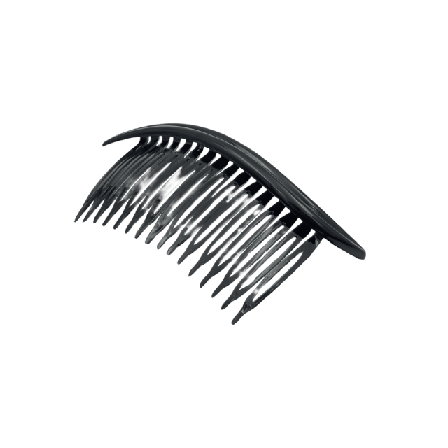 Complement Kam - Vågig 13 Cm Accessoarer & tillbehör Dam Svart