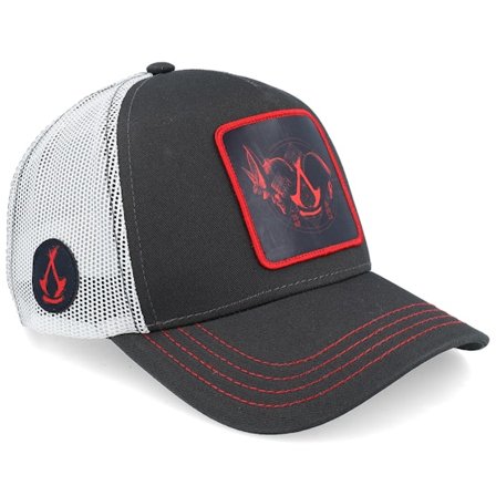 Capslab - Negro trucker Gorra - Assassin ́s Creed Black/Red A-Frame Trucker @ Hatstore