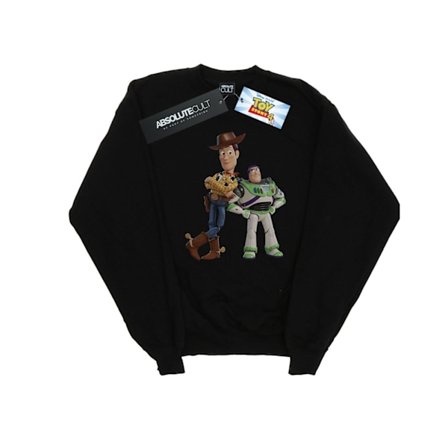 Disney Pojkar Toy Story Buzz och Woody Stående Sweatshirt 7-8 År