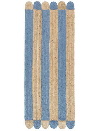 Indoor/Outdoor Rug Elba Blue/Beige Runner Small