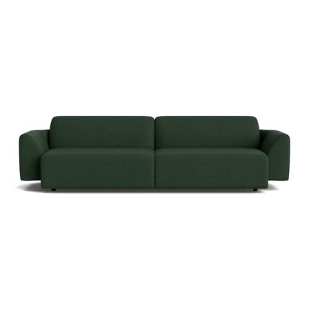 Saturday 3 personers sofa - Raisa Grøn - 300x105x80cm - Sofa, 3 personers sofa - Komfortabel og stilfuld med Massivt træ, PU skum og polyester