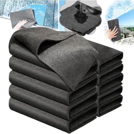Mikrofiberkluter, fortykket magisk rengjøringsklut, stripefri mirakelrengjøringsklut, gjenbrukbar mikrofiberklut, speil TV-er