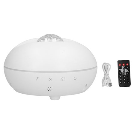 Indendørs LED Stjerneprojektor Lampe RGB USB Projektion Natlys til Soveværelse Scene KTV Bar Fødselsdagsfest Hvid