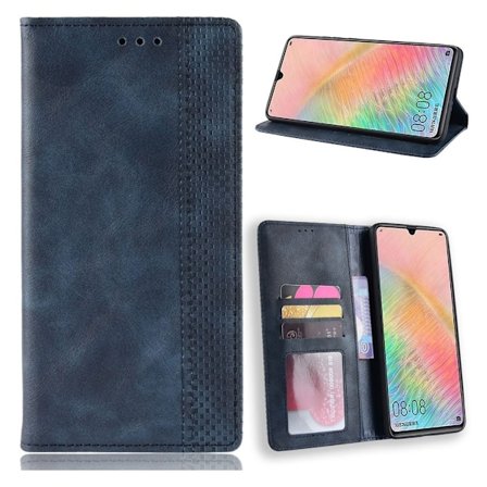 Bofink Vintage läder Huawei Mate 20X fodral - Blå