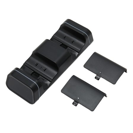 Kontroller Ladestasjon Profesjonell Dobbel Ladestasjon med 2 stk 800mAh Oppladbart Batteri for Xbox Series X S
