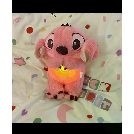 Stitch Åndbar Plys Bjørn Beroligende Søvn Legekammerat Odder Legetøj Til Børn