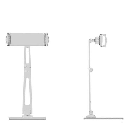 Vikbar Multi-Vinkel Aluminium Telefonhållare