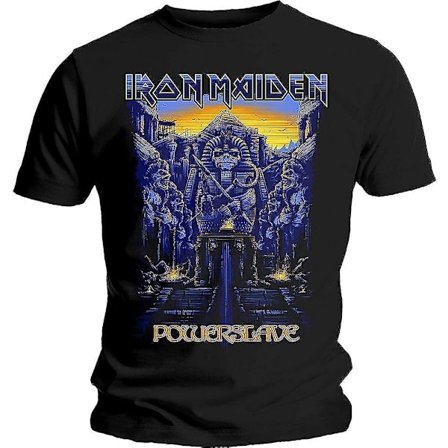 Rockoff Trade T-shirt Iron Maiden Dark Ink Powerslaves för män