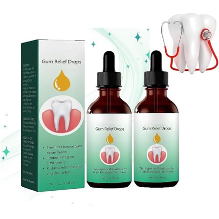 Ienien helpotustipat, DentiZen Gum luonnolliset nestetipat hampaille ja ikenille 2 kpl