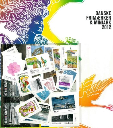 Danmark - Stemplet Årsmappe 2012