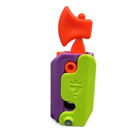 Gravity Carrot Legetøj Dekompressionslegetøj GREEN AXE