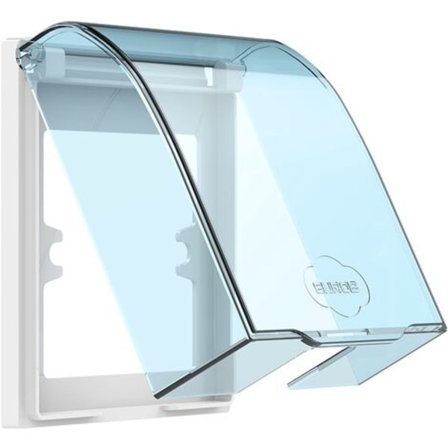 Transparent Vandtæt Kontaktbeskytter 86 Type Kontaktbeskytter Plastik Vægstik Beskyttelsescover Til De Fleste 86 Type Kontakter