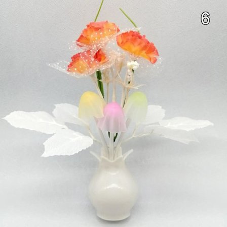 LED Mushroom Night Lights Blomsterlampe 6 6