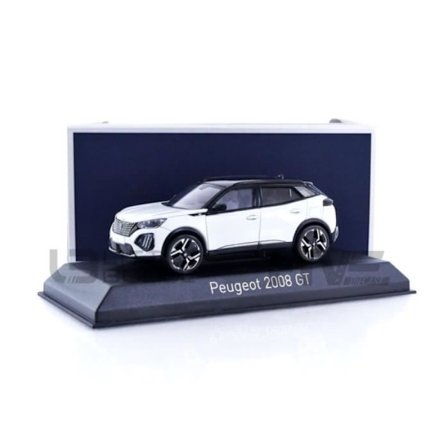 Samlarbil - NOREV 1/43 - PEUGEOT 2008 GT - Vit - 14 år - Interiör - Blandet