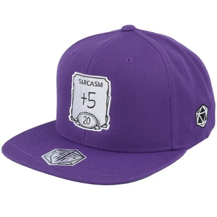 Critiql Hit - Purple snapback Czapka Z Daszkiem - Sarcasm Ability Purple Snapback @ Hatstore