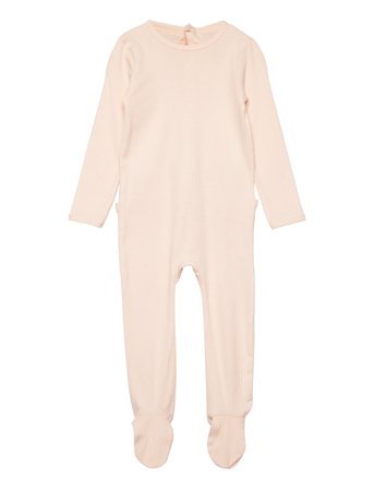 Rib Jersey Full Body W. Back Opening Langermet Bodysuit Creme Copenhagen Colors*Betinget Tilbud