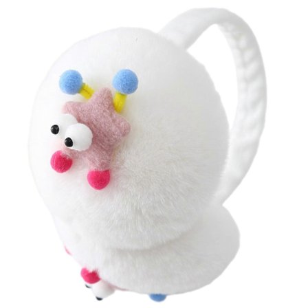 Stilfulde Stjerne Ørevarmere Alsidige Stjerne Dekoreret Øre Varmere Varme Ørevarmere til Vinter Varme og Komfortabel pinka