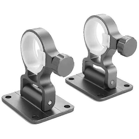 6*4,1*5,1 cm Balkongparaplyholder i aluminiumslegering med 2 stk fiskekasseholdere