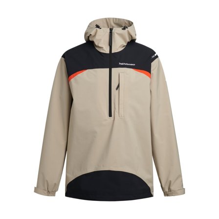 Peak Performance Men's Stowaway Anorak Men unlined jacket Beige M