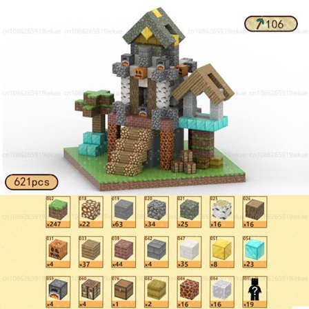 Magnetiske byggeklosser for barn 3+ | STEM Montessori leketøy | DIY Modell Magnetiske Kuber T106-621PCS