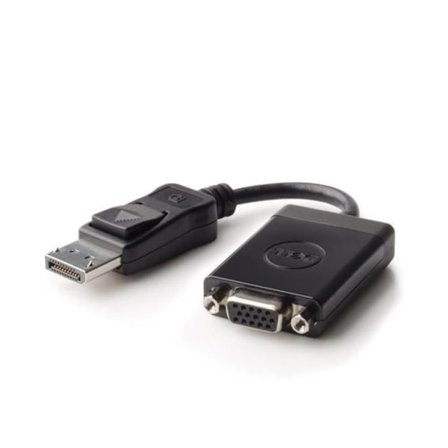 Adapter - DELL - 470-ABEL - DisplayPort till VGA - Hon-Hon - Svart