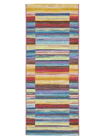 Ellinor Tapete Para Interior/Exterior Lavável 80X200 Pequeno Multicor Passadeira