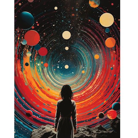 Stjärnklar Himmel Diamantmålningskit - Fantasy 5D Full Drill Heminredning Väggkonst