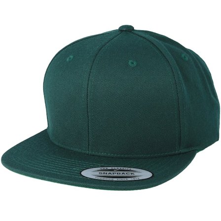 Yupoong - Green snapback Czapka Z Daszkiem - Classic Spruce Snapback @ Hatstore