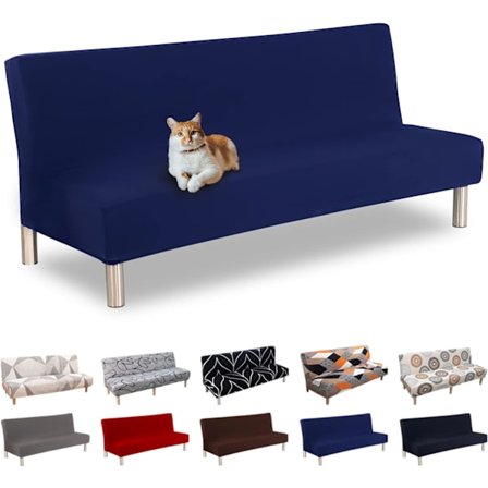 Sofa Trekk Uten Armlene 3-seters Universal Stretch Clic Cl DXGHC