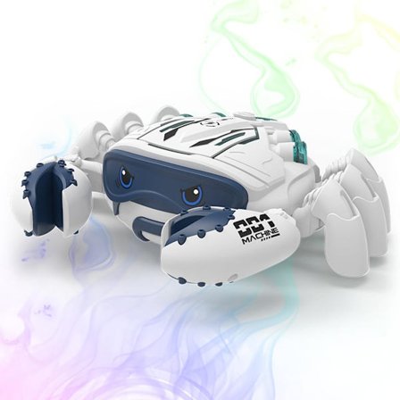 Barnleksak från 1-3 år pojke flicka, barns leksakssensor interaktiv krypning med musik och LED, med automatisk undvikande